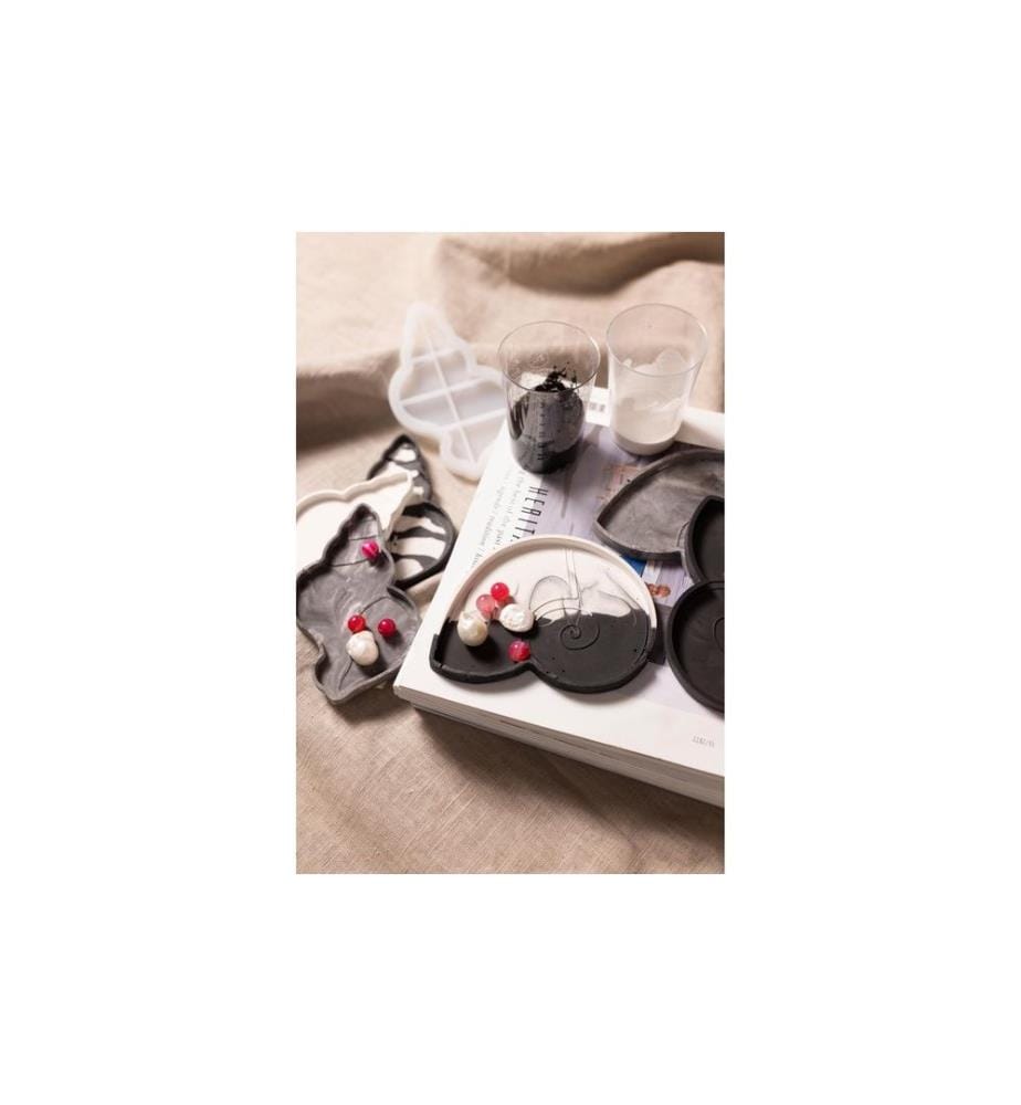 CREATIV COMPANY - Kits de bricolage Coquille d'escargot, Noir, Blanc