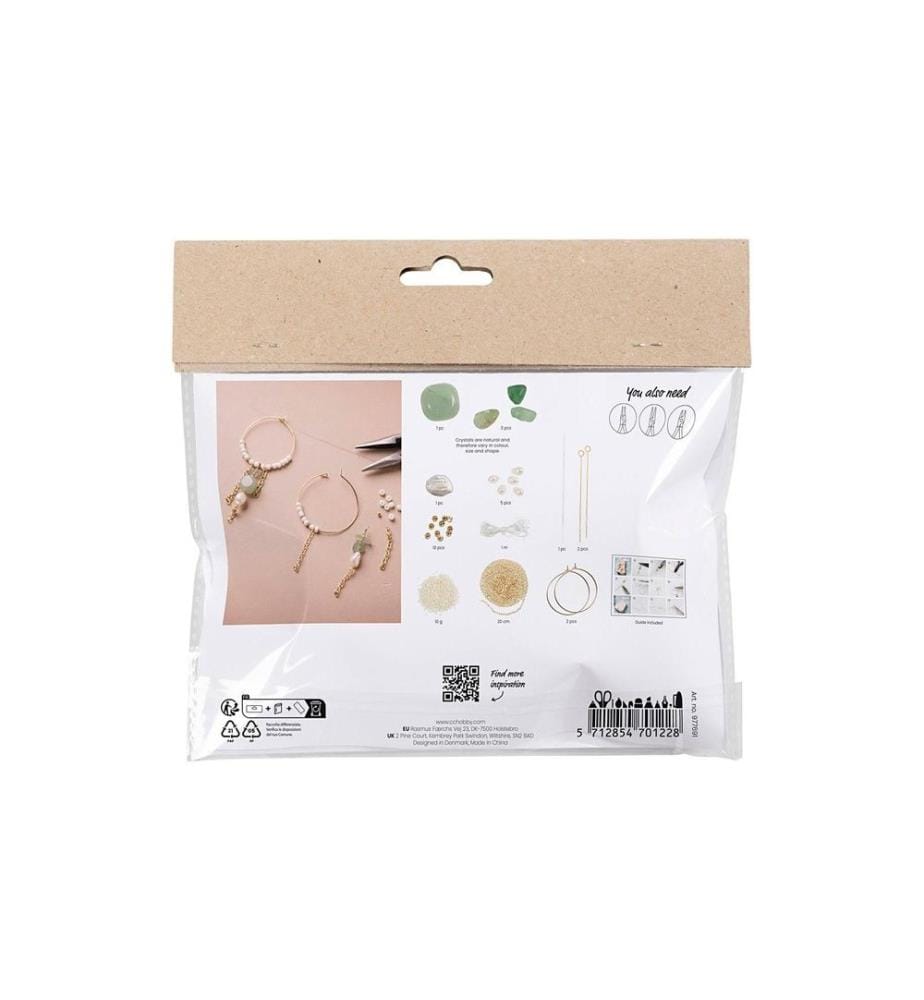 CREATIV COMPANY - Kits de bricolage pour bijoux Bracelet et boucles d'oreilles