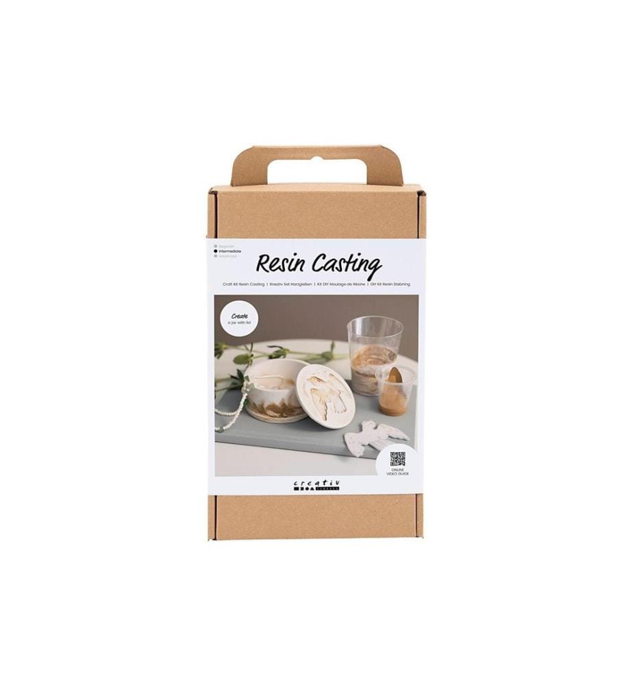 CREATIV COMPANY - Résine de coulée  avec boîte à provisions Beige