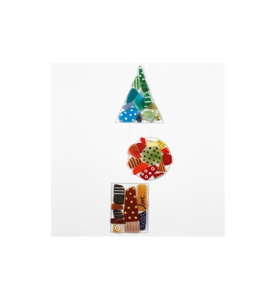 CREATIV COMPANY - Glasplatte 8 x 9 cm, 10 Stück