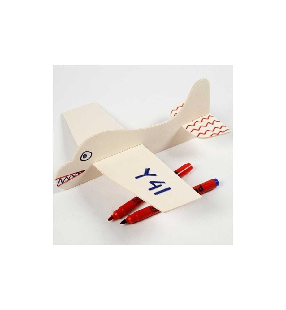 CREATIV COMPANY - Holzartikel Flugzeug 1 Stück