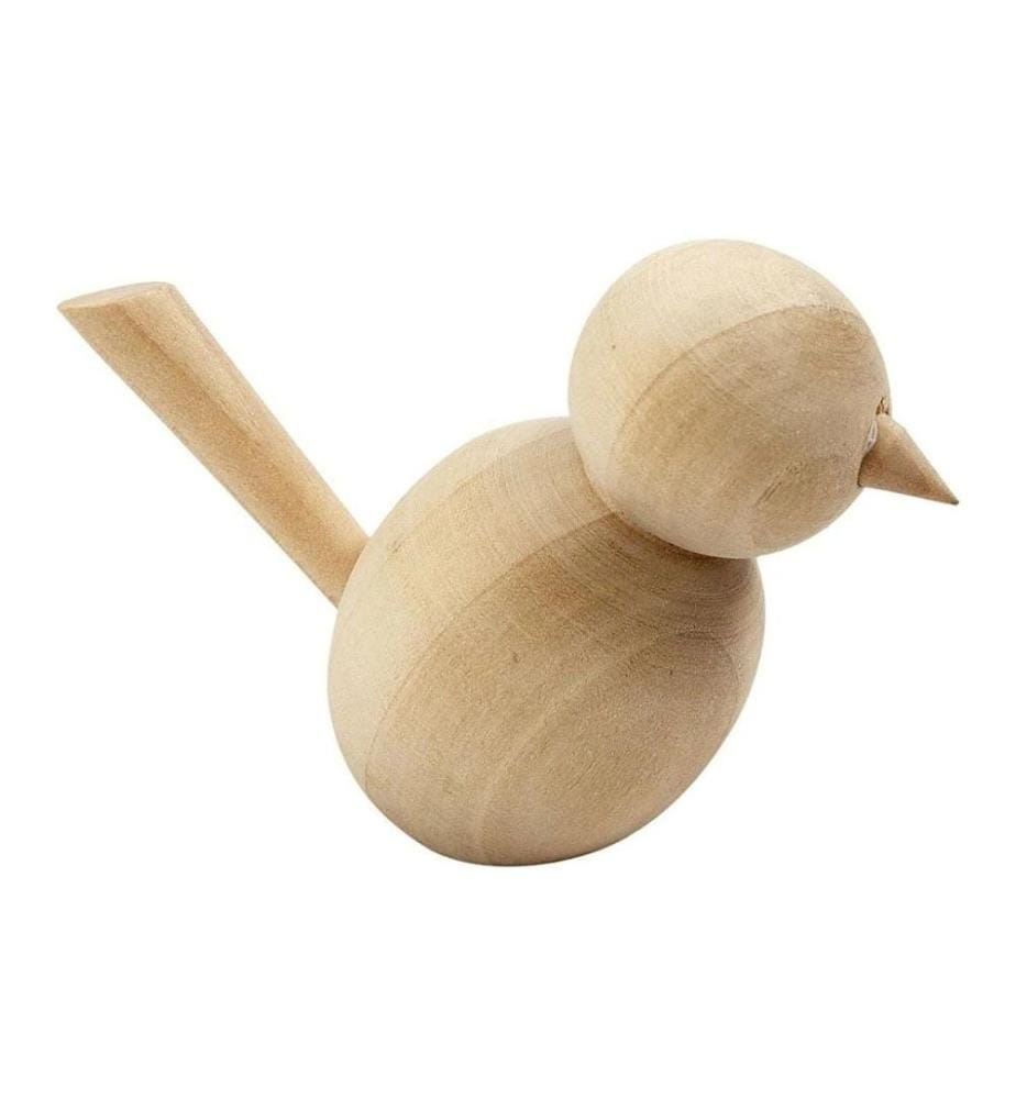 CREATIV COMPANY - Mini figurine Oiseau 1 pièce, brun