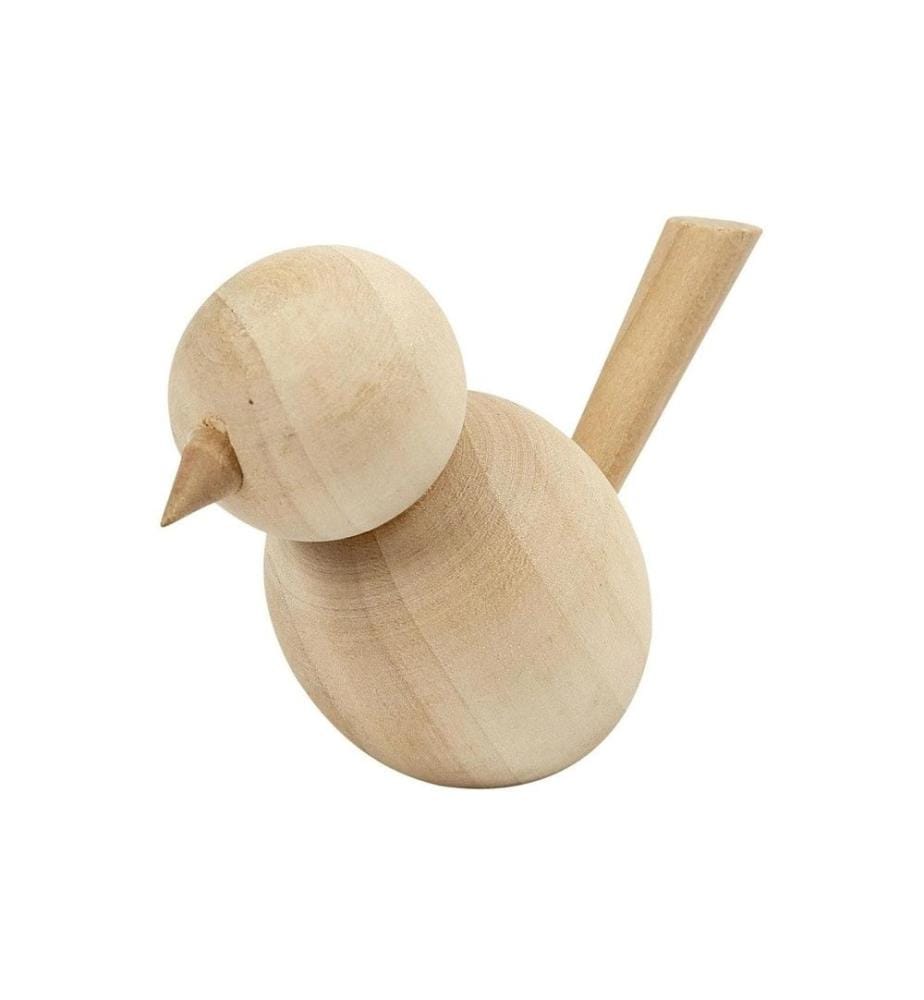 CREATIV COMPANY - Mini figurine Oiseau 1 pièce, brun