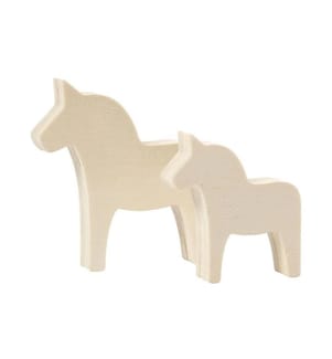 CREATIV COMPANY - Mini animal Chevaux 2 pièces
