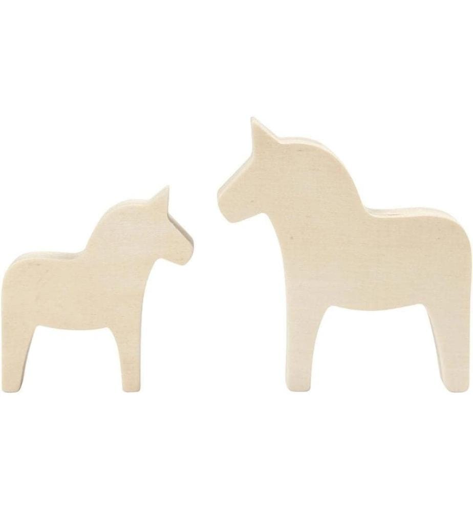 CREATIV COMPANY - Mini animal Chevaux 2 pièces