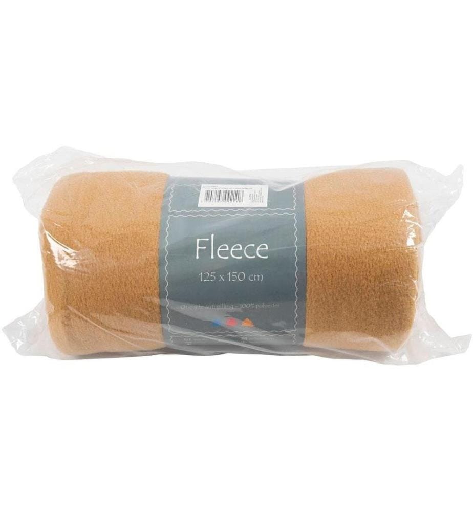 CREATIV COMPANY - Fleece 150 cm x 125 cm, Beige
