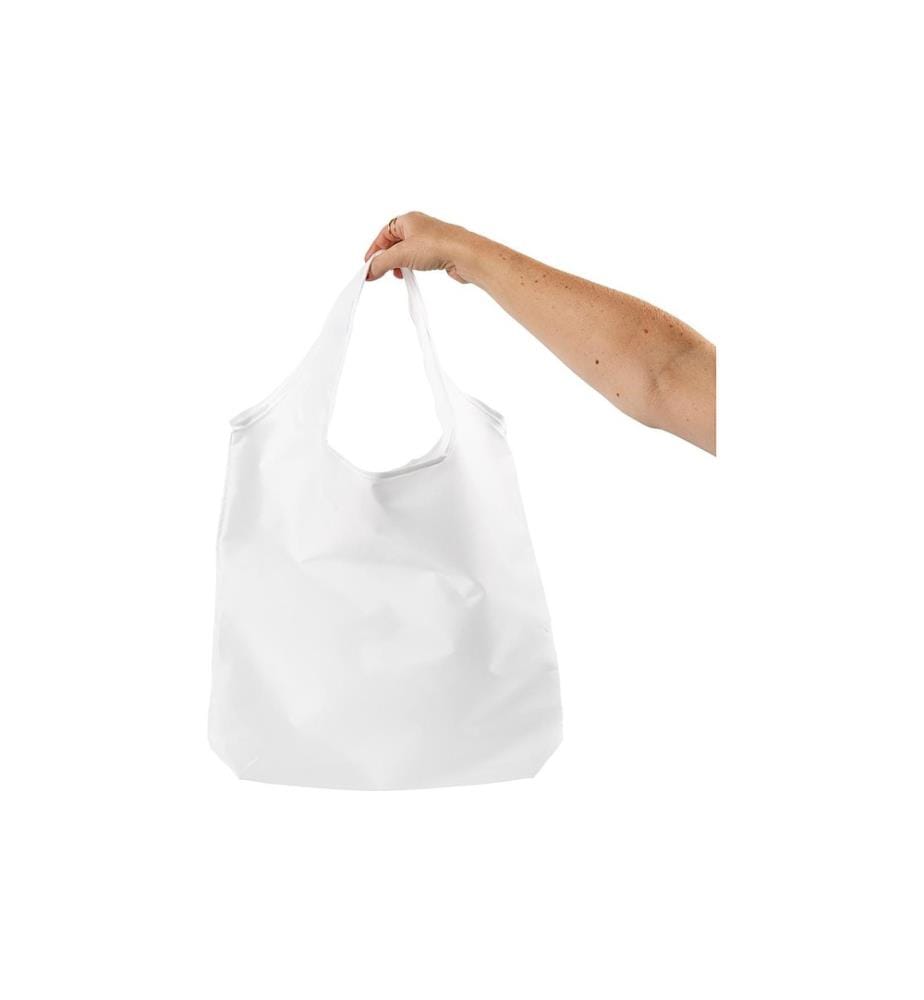 CREATIV COMPANY - Einkaufstasche 37 x 37 cm, 1 Stück, Weiss