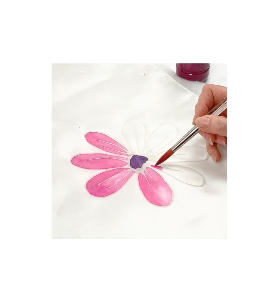 CREATIV COMPANY - Seidenschal 35 x 130 cm, 1 Stück, Weiss