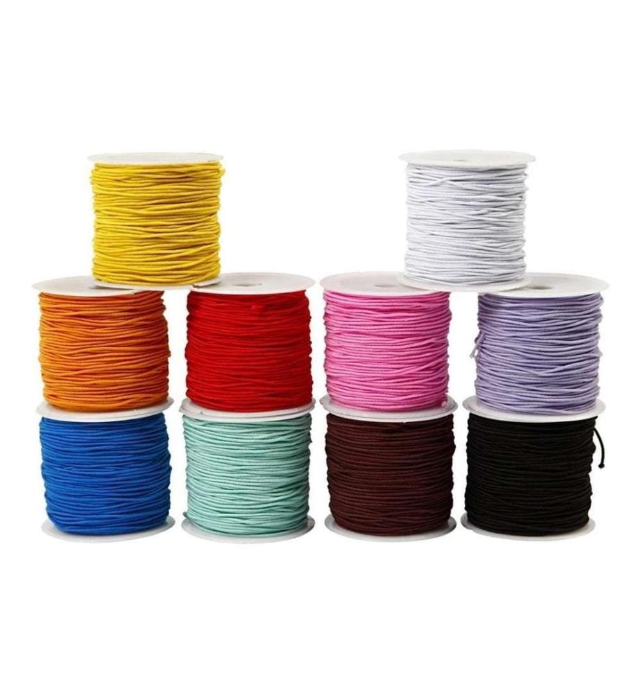 CREATIV COMPANY - Élastique 1 mm x 25 m, Multicolore