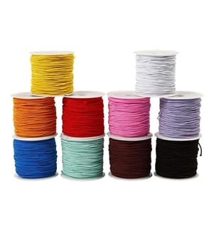 CREATIV COMPANY - Élastique 1 mm x 25 m, Multicolore
