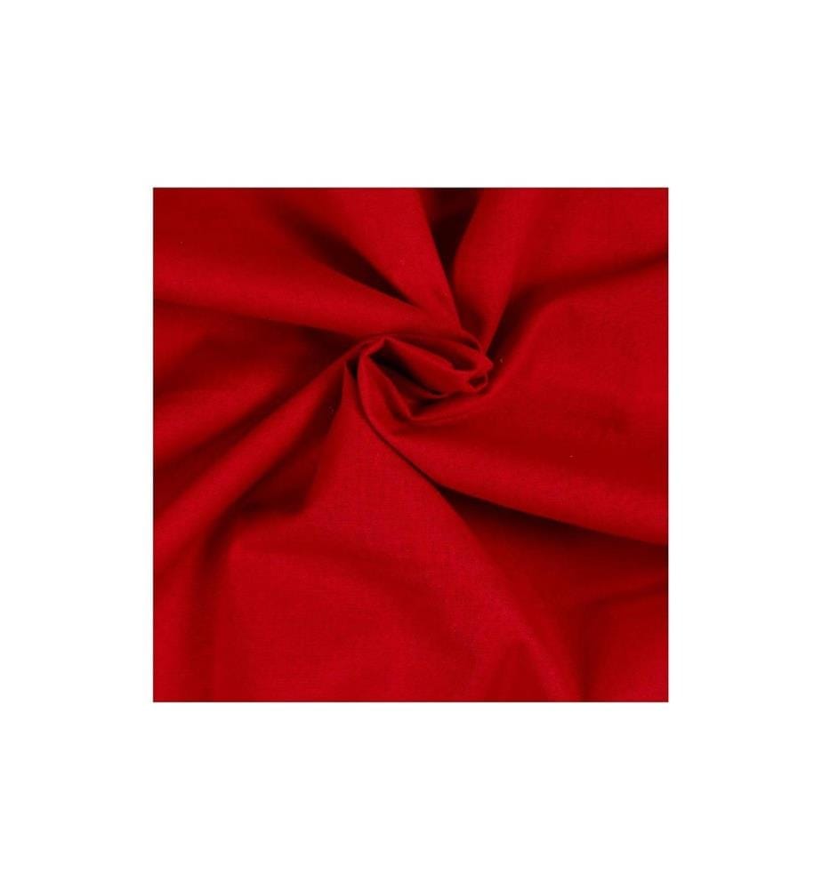 CREATIV COMPANY - Stoff 145 cm x 200 cm, Rot