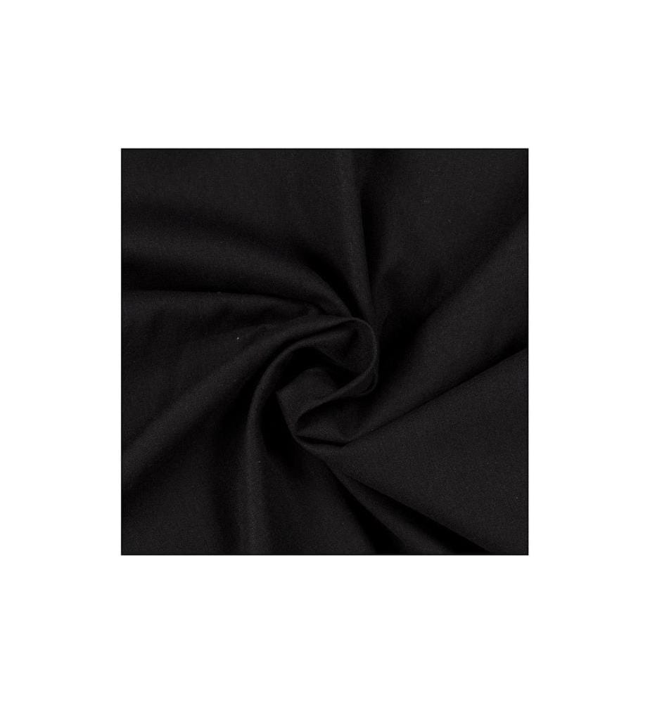 CREATIV COMPANY - Stoff 145 cm x 200 cm, Schwarz