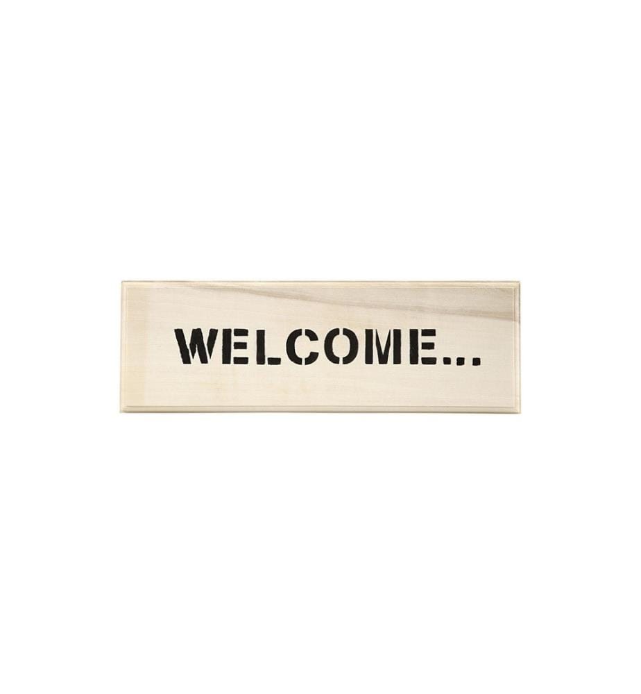 CREATIV COMPANY - Holzartikel 10 x 30 cm Holzschild