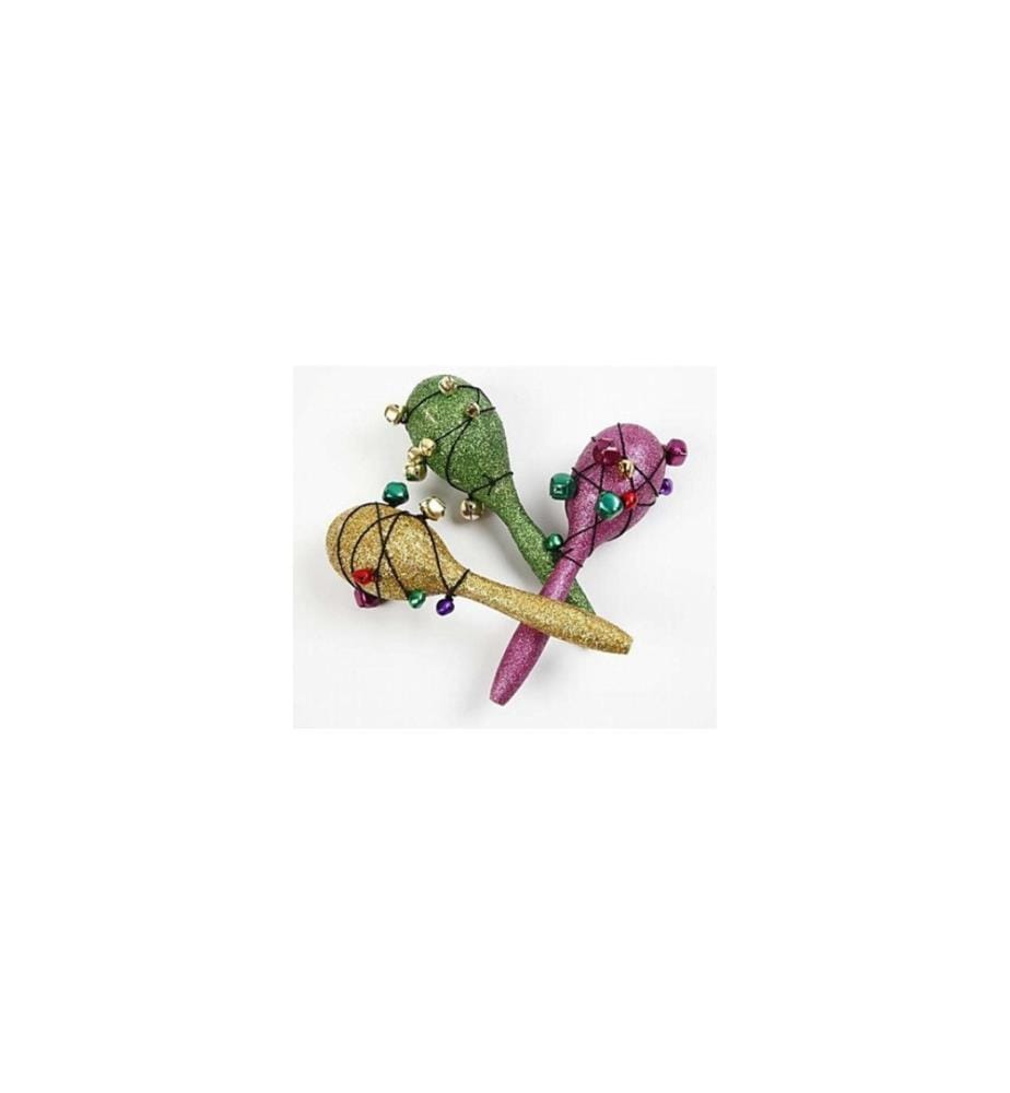 CREATIV COMPANY - Holzartikel Maraca 20 cm 1 Stück