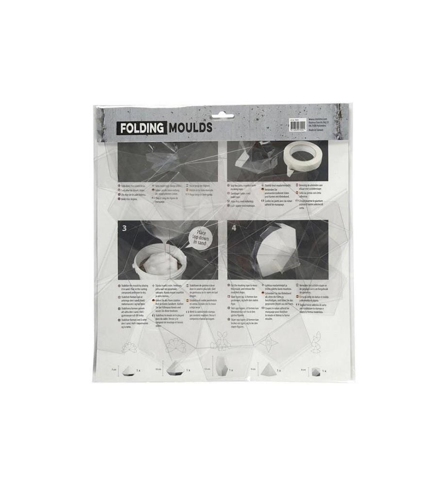 CREATIV COMPANY - Giessform 6-13 cm 5 Stück