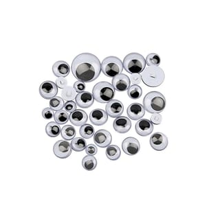 CREATIV COMPANY - Wackelaugen  Ø 8-20 mm 24 Stück