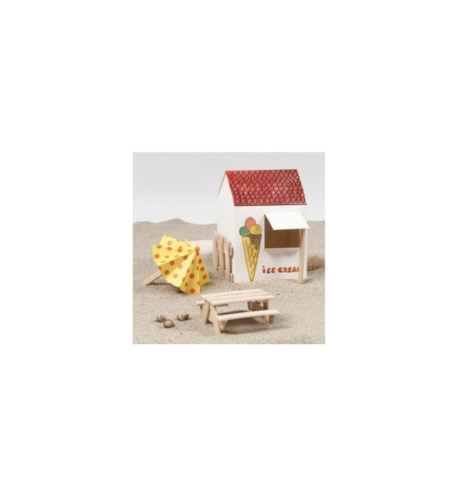 CREATIV COMPANY - Petites pièces en bois 5.5 cm x 6 mm .