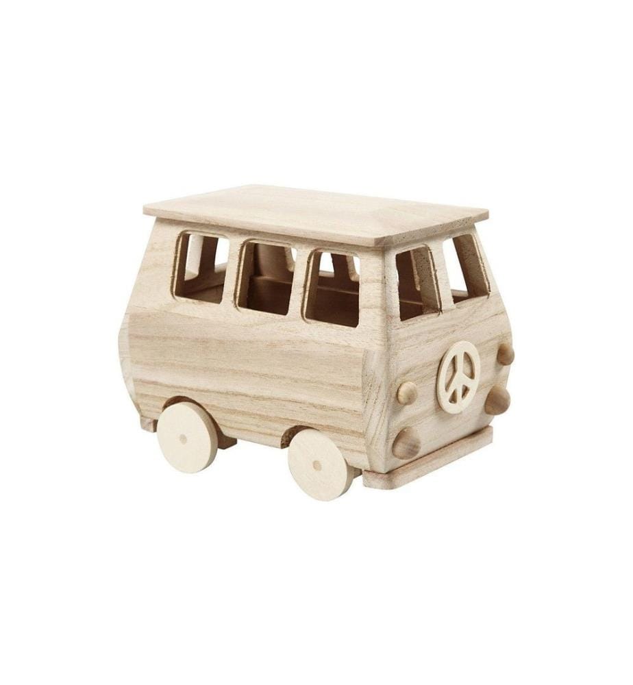 CREATIV COMPANY - Minis véhicules Bus 17 x 10 x 13 cm