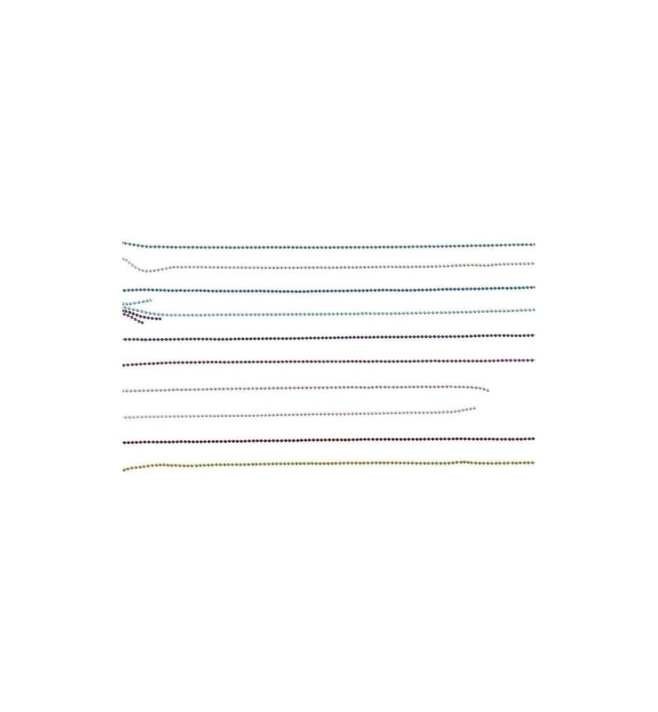 CREATIV COMPANY - Perlenkette 80 cm 10 Stück