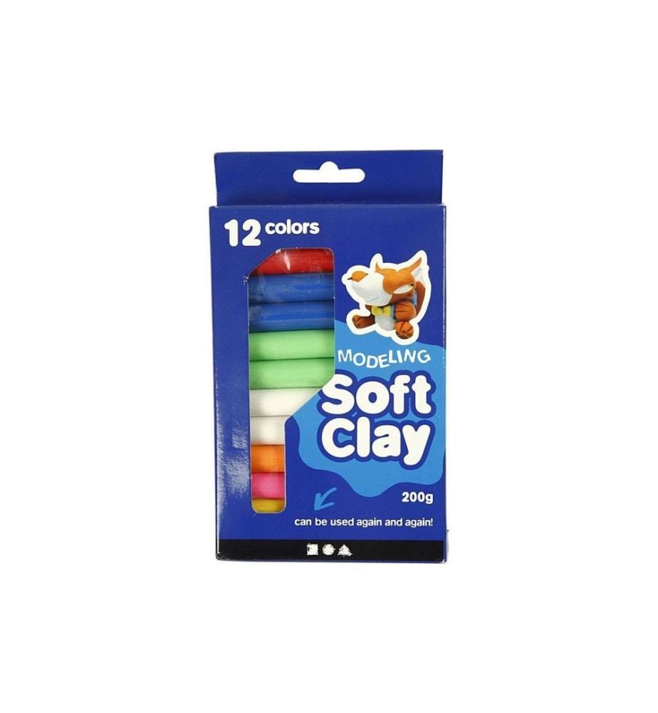 CREATIV COMPANY - Modelliermasse Soft Clay 8 Stück