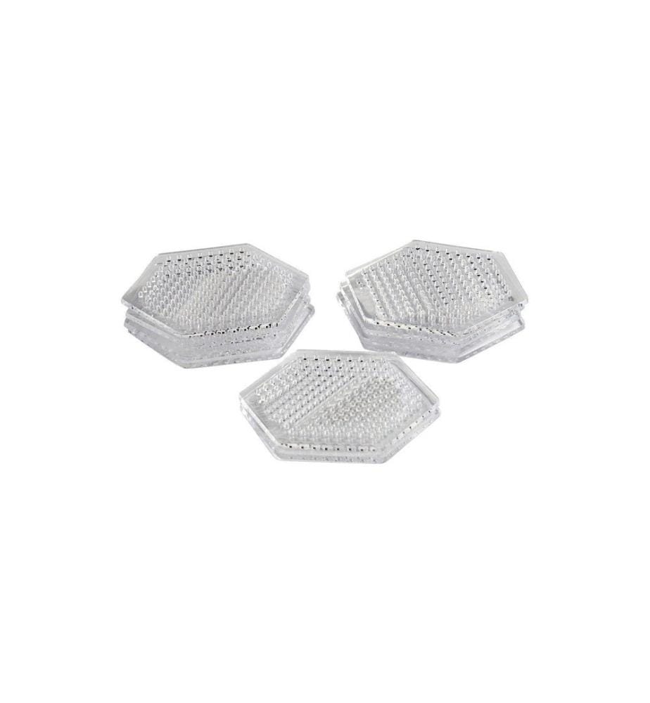 CREATIV COMPANY - Bügelperlen Platten 7.5 cm Transparent