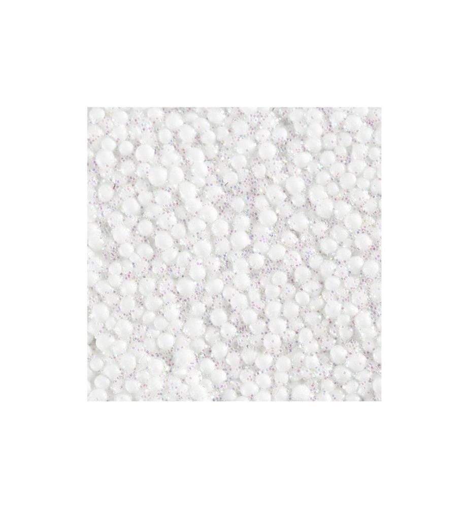 CREATIV COMPANY - Matière à modeler Foam Clay 35 g Blanc pailleté