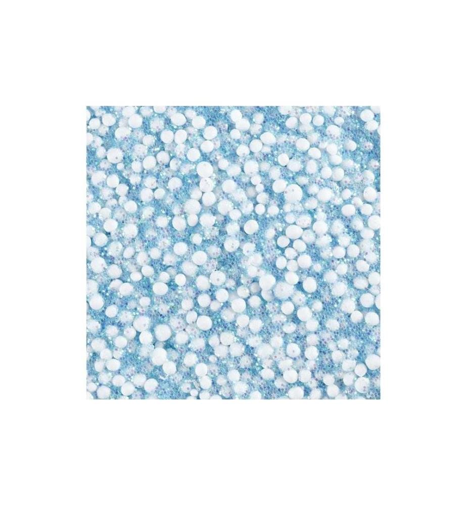 CREATIV COMPANY - Matière à modeler Foam Clay 35 g Paillettes Bleu clair
