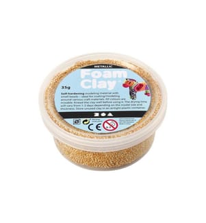 CREATIV COMPANY - Matière à modeler Foam Clay Metallic 35 g Or