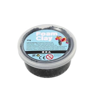 CREATIV COMPANY - Matière à modeler Foam Clay 35 g Noir