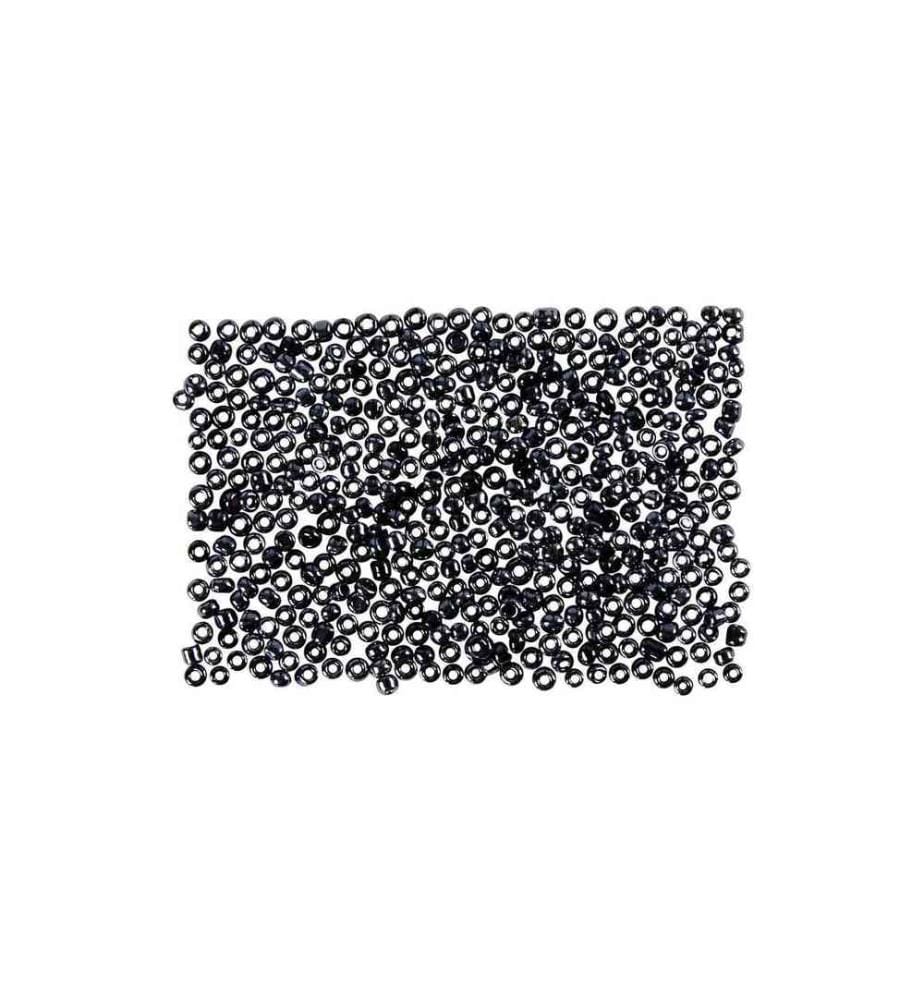 CREATIV COMPANY - Rocailles-Perlen 15/0 Dunkelgrau