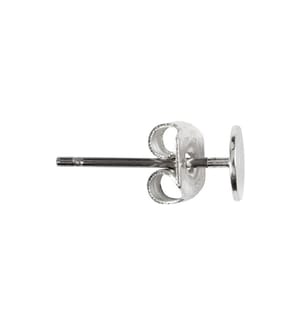CREATIV COMPANY - Boucle d'oreille 13 mm Plaqué argent, 10 pcs.