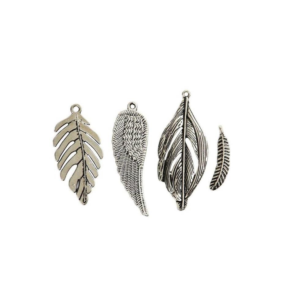 CREATIV COMPANY - Remorque Pointes, 29-25 mm, argent antique, 40 pcs.