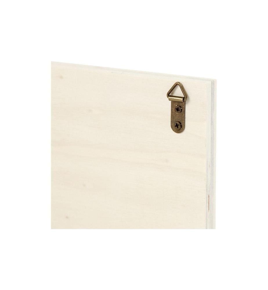 CREATIV COMPANY - Holzartikel 30 x 10 cm Garderobe mit 3 Haken