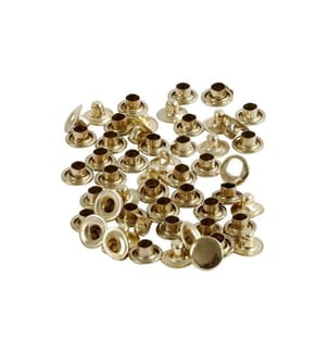 CREATIV COMPANY - Rivets tubulaires 7 mm Or, 50 pièces