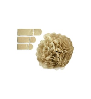 CREATIV COMPANY - Pompons 20 + 24 + 30 cm 3 Stück