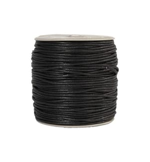 CREATIV COMPANY - Baumwollkordel 2 mm, Schwarz, 100 m