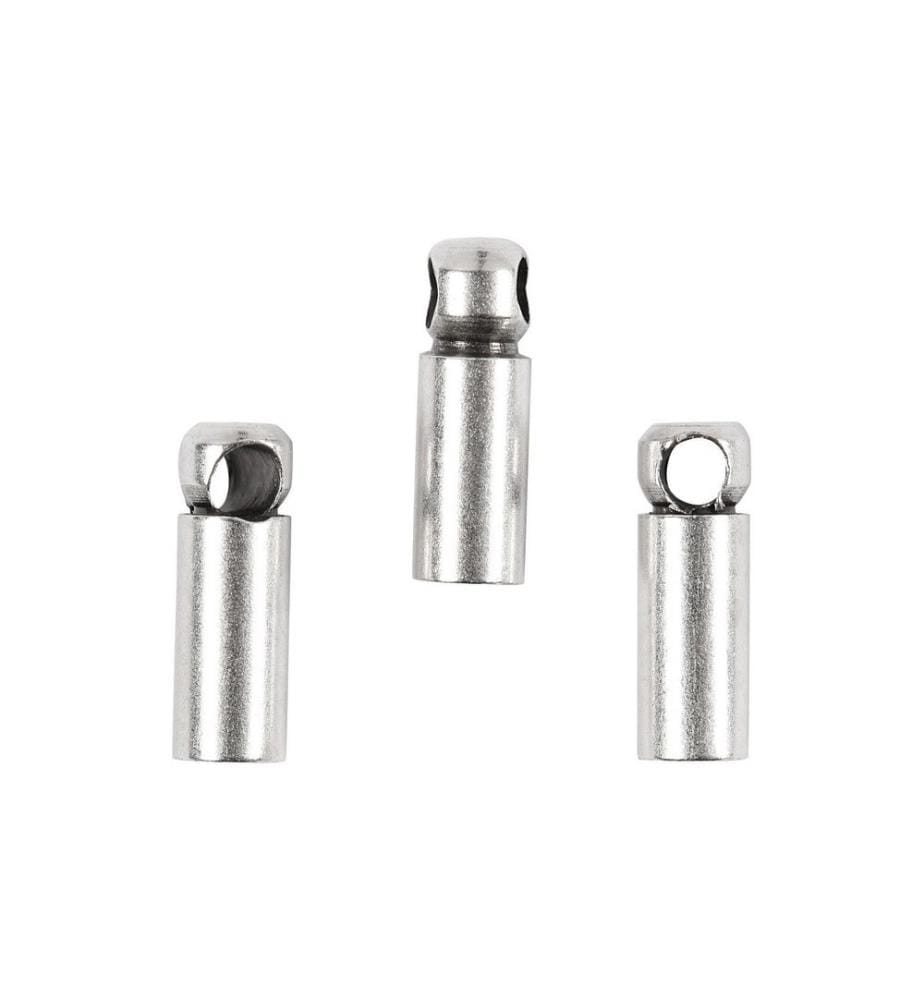 CREATIV COMPANY - Verschluss 2 mm Endkappe, 10 Stück