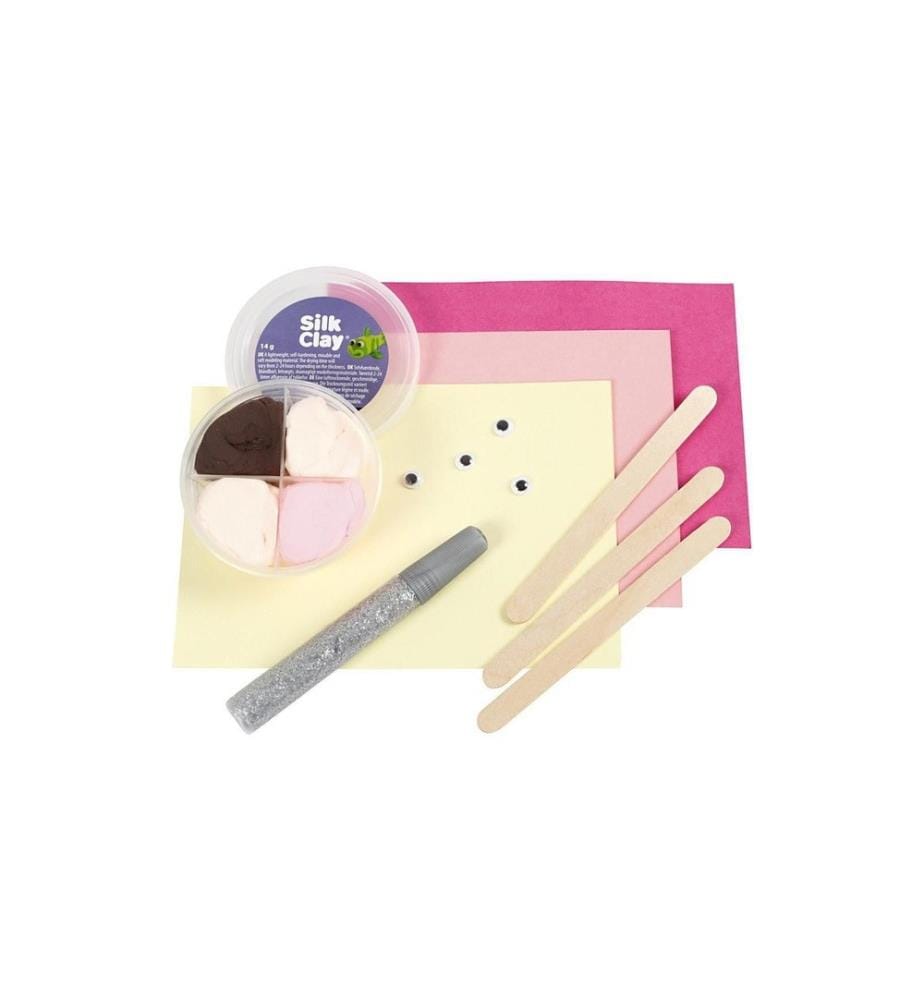 CREATIV COMPANY - Set de modélisation Figurines bâtons de glace, princesse, 1 jeu