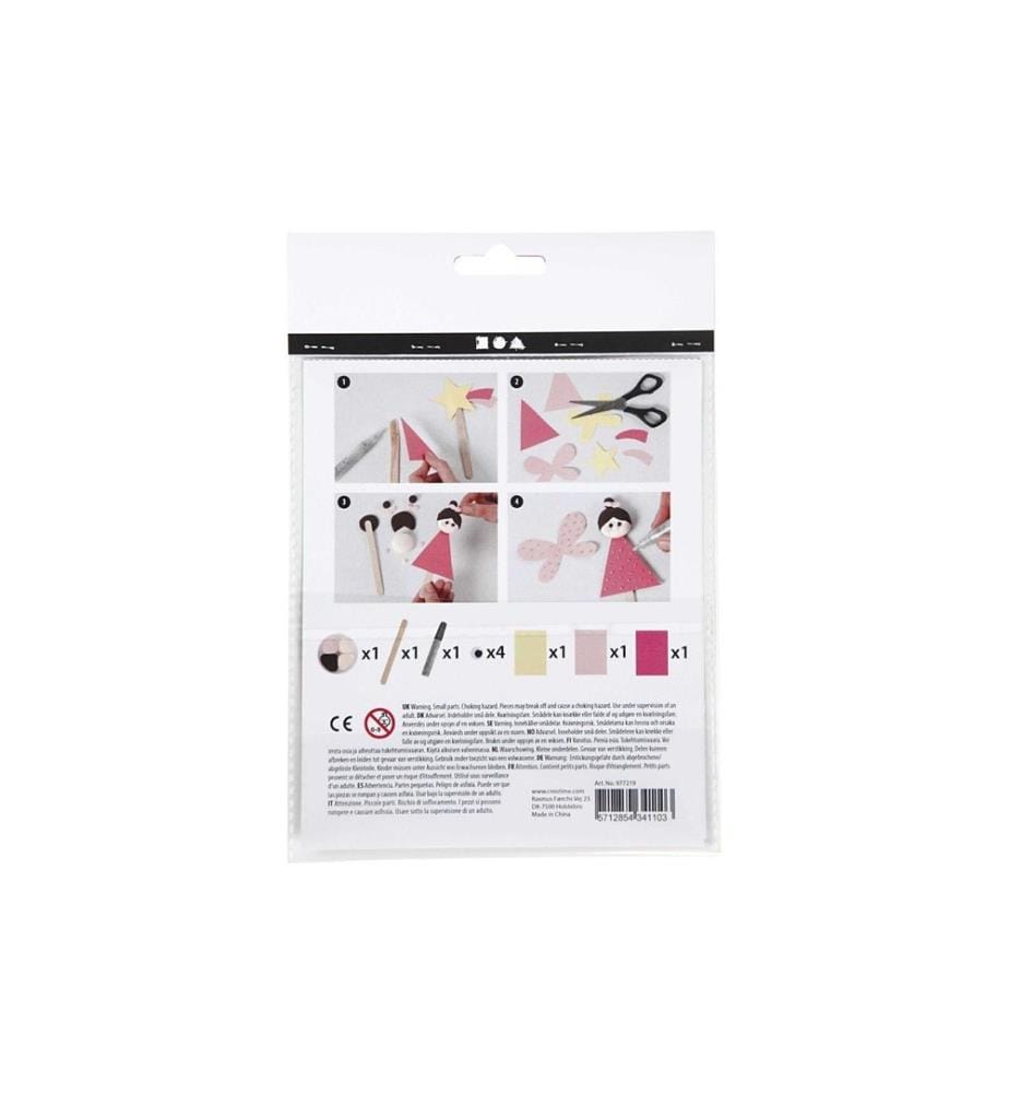 CREATIV COMPANY - Set de modélisation Figurines bâtons de glace, princesse, 1 jeu