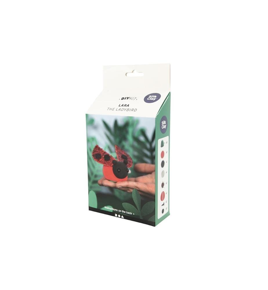 CREATIV COMPANY - Set de modélisation Silk Clay Coccinelle, 1 kit