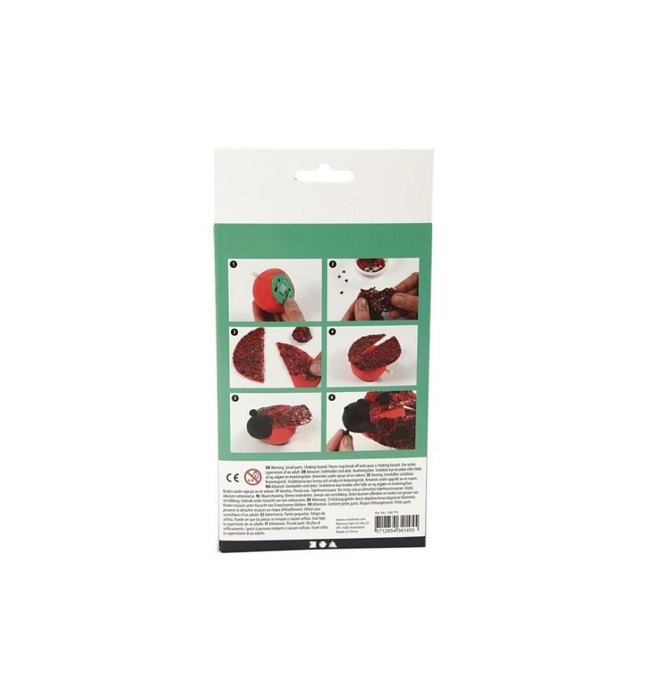 CREATIV COMPANY - Set de modélisation Silk Clay Coccinelle, 1 kit