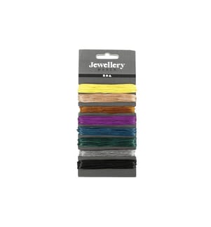 CREATIV COMPANY - Cordon en coton 1 mm, 8 Stk. à 5 m
