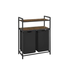 VASAGLE - Wäschekorb  46 l, Schwarz