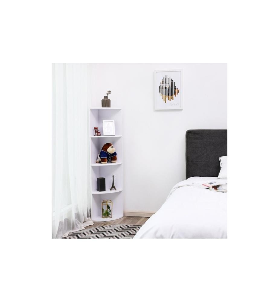 VASAGLE - Regal 30 cm x 129.5 cm, Weiss