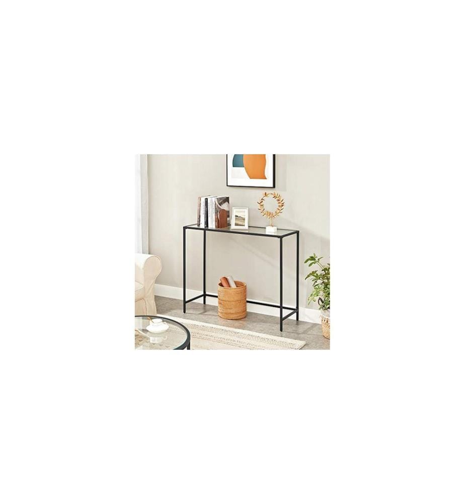 VASAGLE - Konsolentisch 100 x 35 x 80 cm, Schwarz