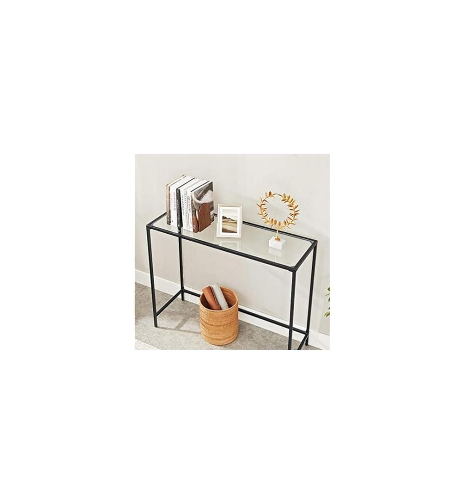 VASAGLE - Konsolentisch 100 x 35 x 80 cm, Schwarz