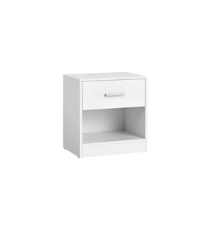 VASAGLE - Nachttisch 39 x 41 cm, Weiss