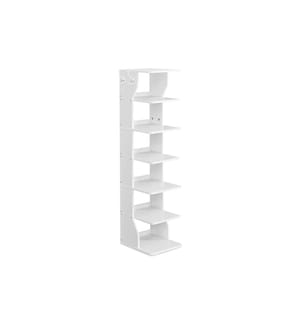 VASAGLE - Schuhregal 26.4 x 30 x 110.4 cm, Weiss