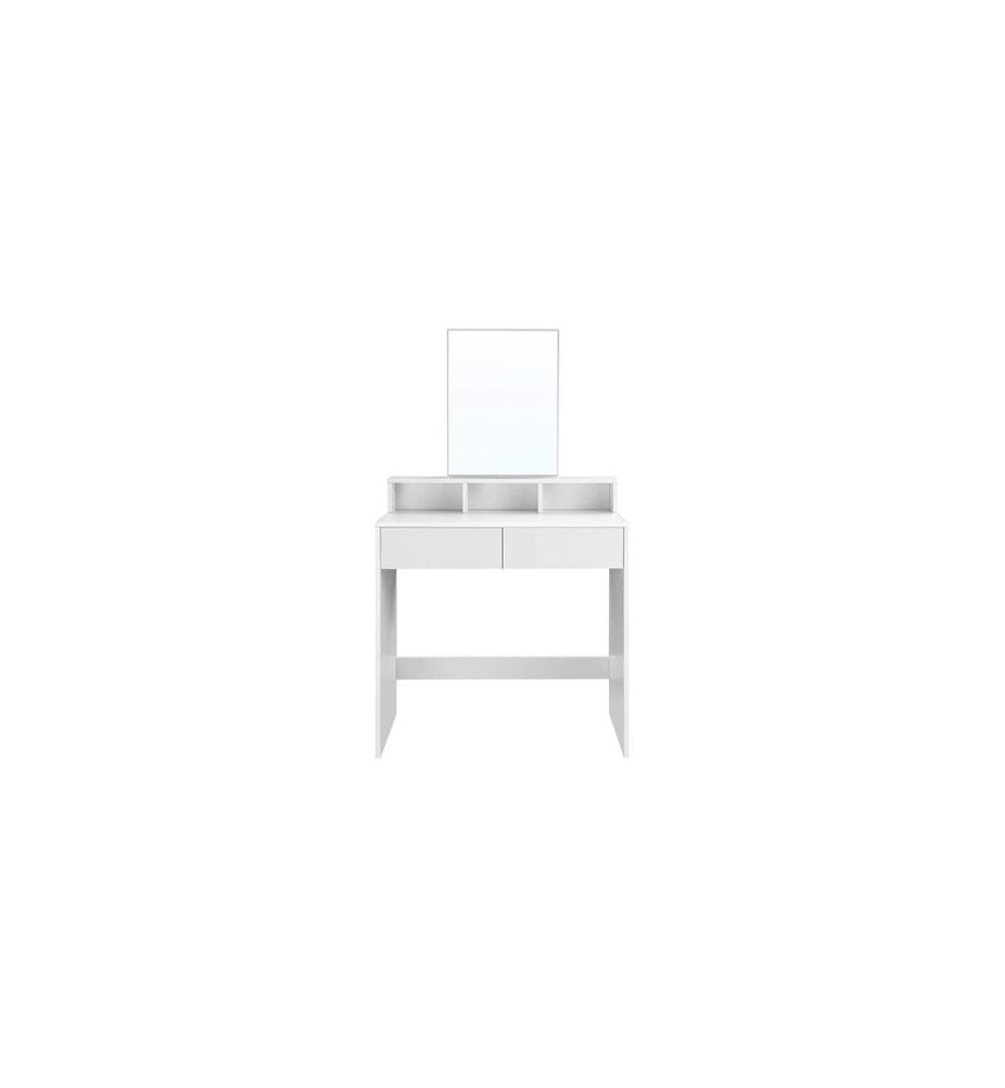 VASAGLE - Coiffeuse 80 x 40 x 140 cm, blanc