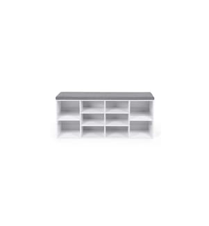 VASAGLE - Schuhschrank 30 x 48 cm, Weiss